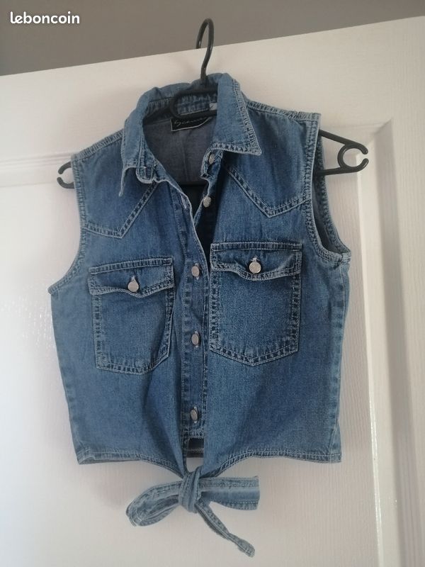 Gilet sans manches Jean's (image 1)