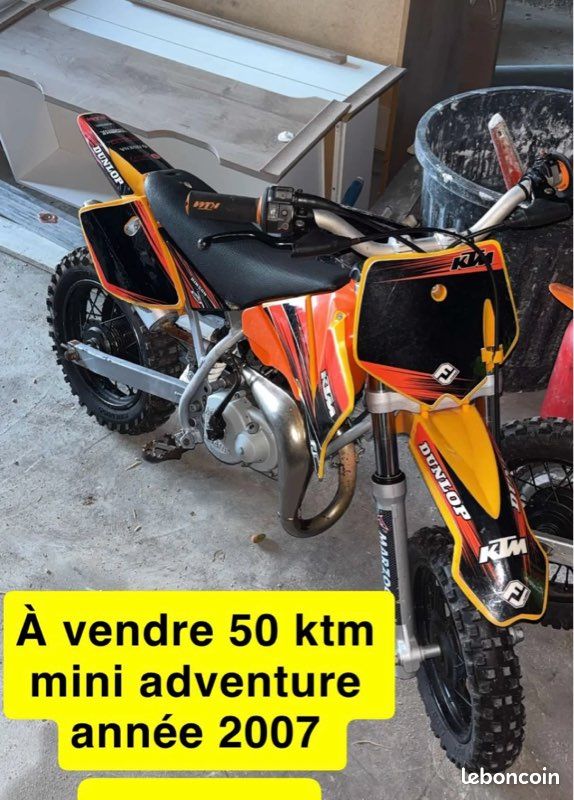 KTM 50 sx mini adventure Motos