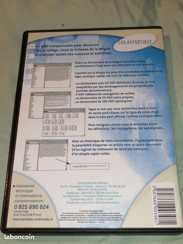 CD rom pc - Dictionnaire de la langue française (image 2)
