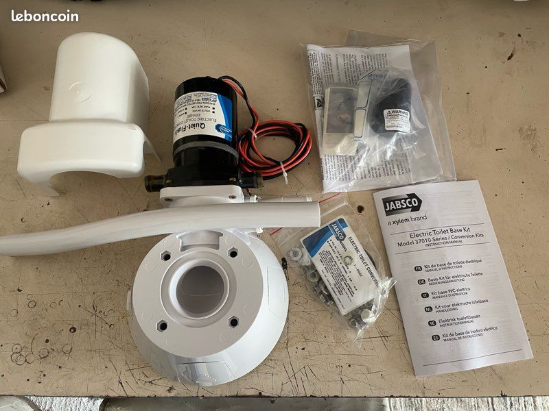 Kit De Conversion Toilette Marine – Manuel Vers électrique – Neuf