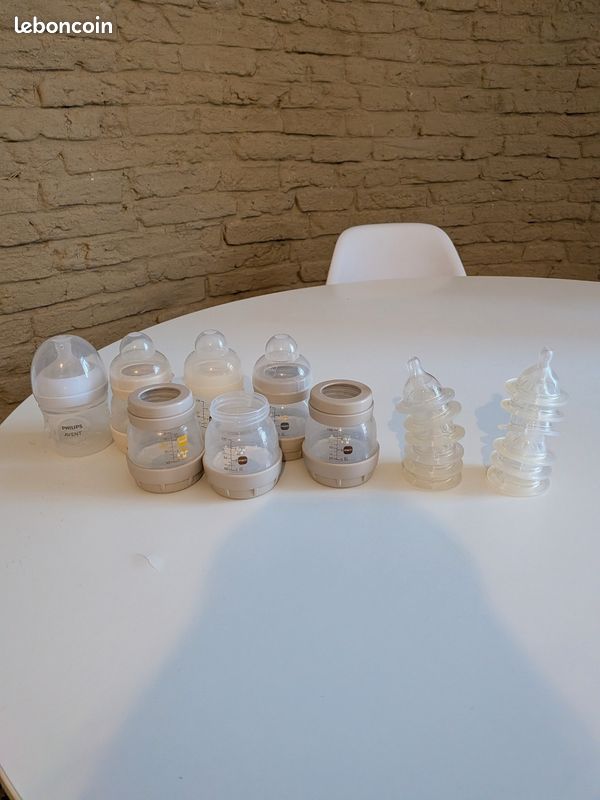 Lot biberons et tétines (image 1)
