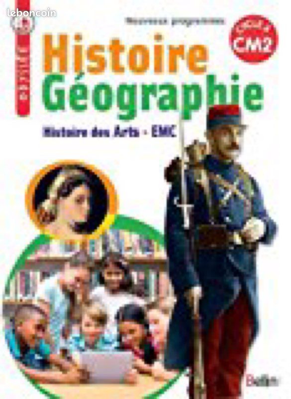 Livre scolaire histoire géographie CM2 (image 1)
