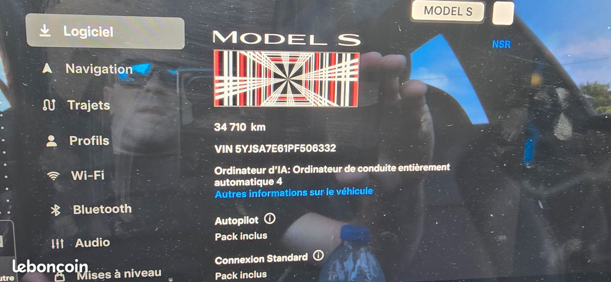 TESLA, MODELE S PLAID, 1ère main de 05/2023, 34710 km (image 4)
