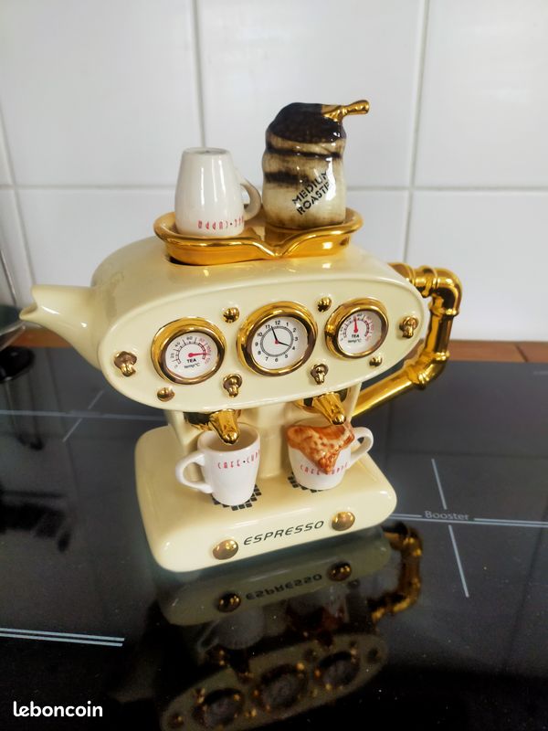 Théière collection faïence/ céramique italienne Machine à café italienne (image 1)