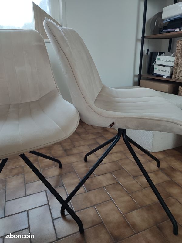 Chaises velours Zoli99 (image 6)
