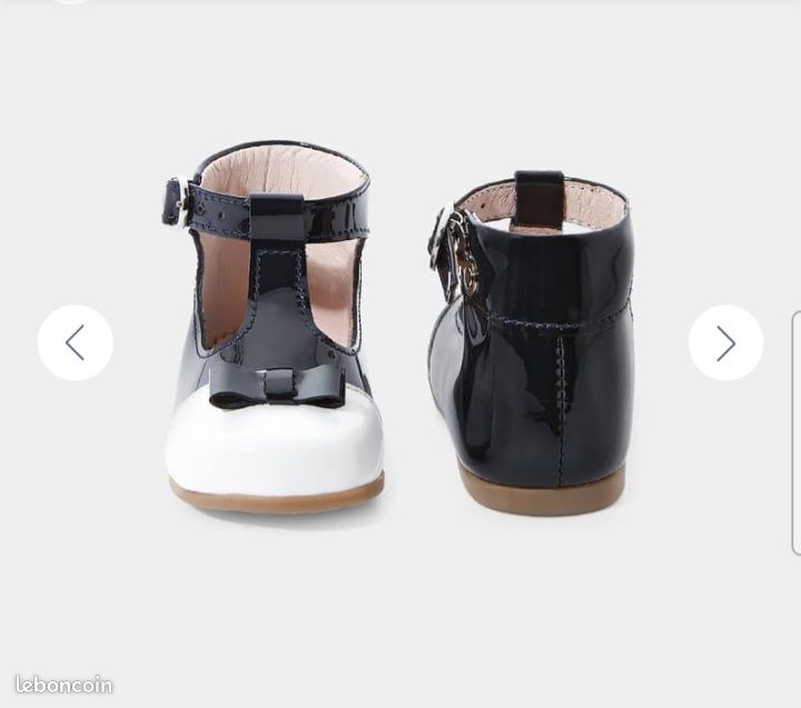 Chaussures Salomés pré-marche bébé fille Jacadi paris Chaussures