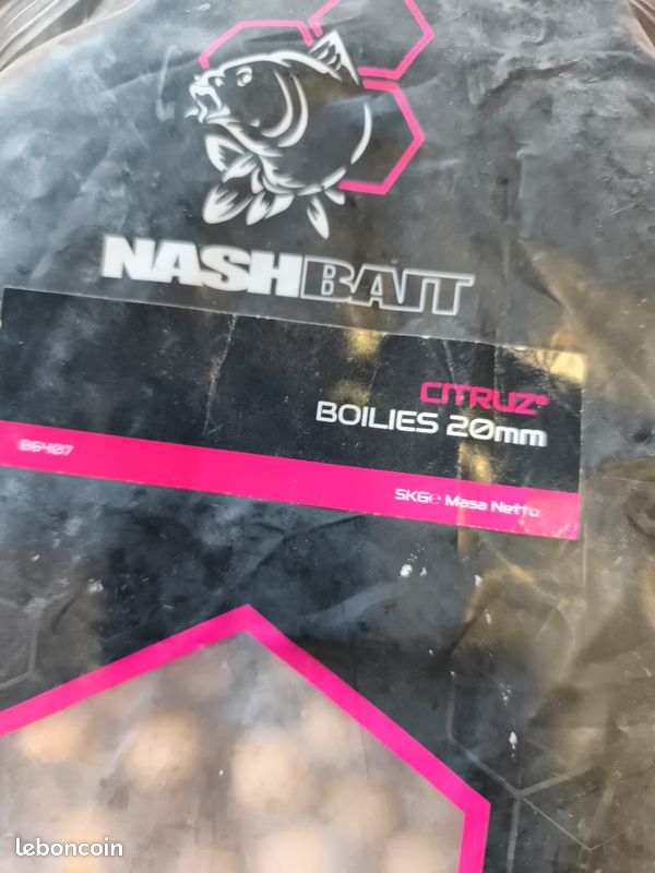 Bouillettes équilibrées nashbait citruz wafters pink | Pacific Pêche Bouillettes équilibrées nashbait citruz wafters pink | Pacific Pêche
