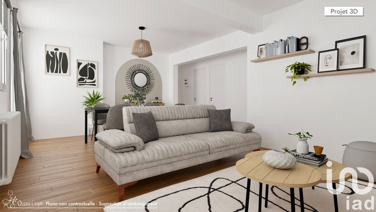 Appartement 3 pièce(s) 62 m²à vendre Soisy-sous-montmorency