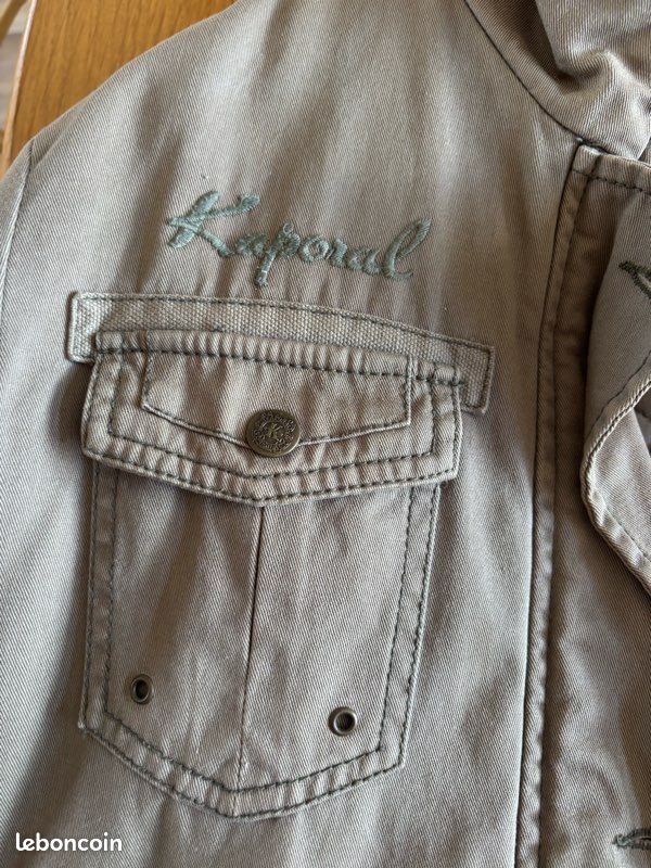 Veste Militaire Française Kaporal 1974 - Taille L Kaki - Bon état Occasion