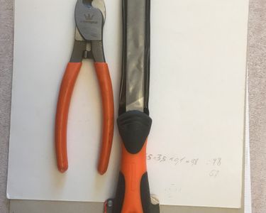 TOPWAY Pince Coupe-Câble 150mm - Coupe Et Dénude Fils Cuivre/Aluminium | Pour Électriciens
