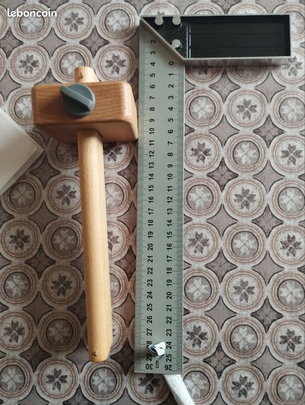 Équerre à talon et Trusquin en bois.Menuiserie (image 4)