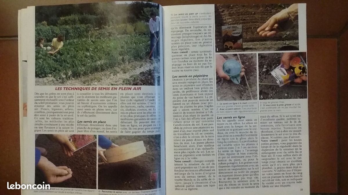 ( les semis ) édition = mon jardin = année 1998 ( prix 11eur le livre ) auteur patrick mioulane (image 3)
