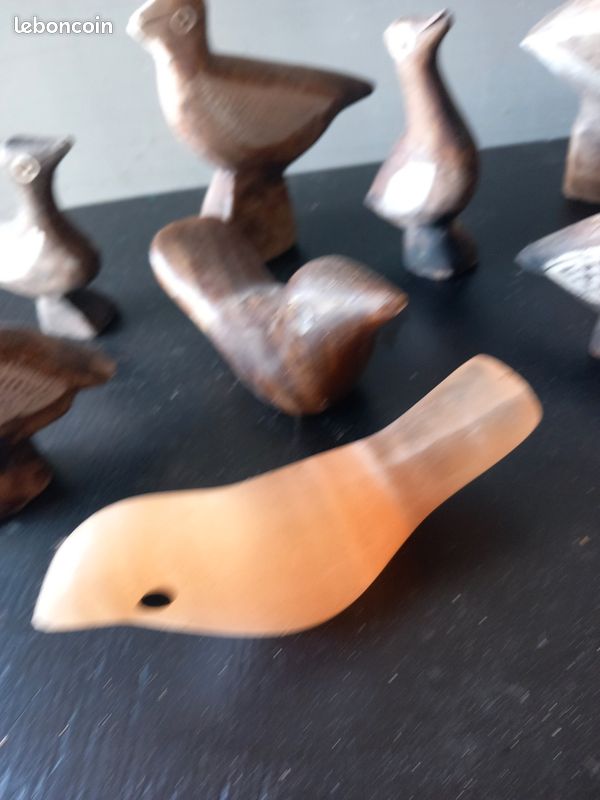 Sculpture oiseaux en pierre artisal .3 pièce ou 20 les 8 pièces (image 5)