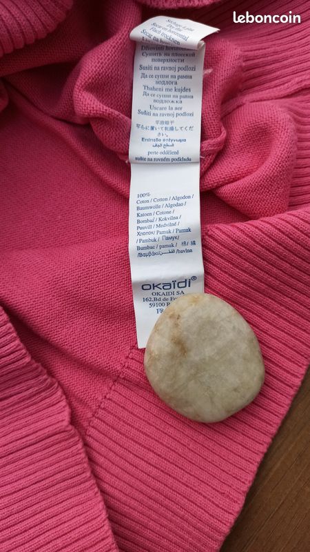 sous pull blanc avec inscription okaidi taille 4 ans - Okaïdi - 4 ans