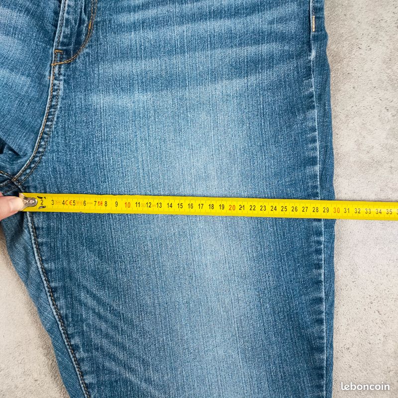 Jean Capri Femme Sonoma – Taille 6 – Bleu – Taille Moyenne – Neuf Avec étiquettes