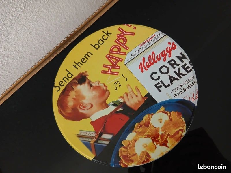 Boite métal céréales (Corn Flakes de Kellog's) (image 1)