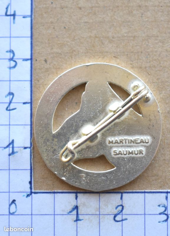 Bel Insigne, broche médaille ski ESF  CHAMOIS De BRONZE  modèle 1945 - 1965, fabrication Augis Lyon - Collection