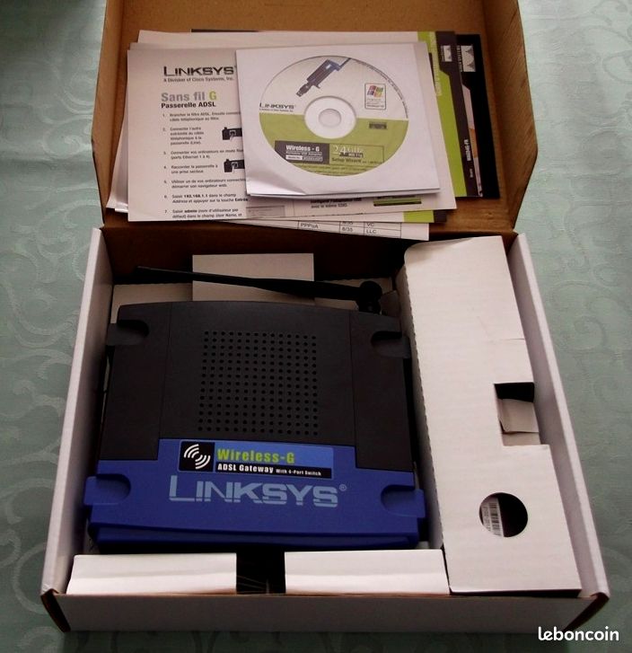 Modem Routeur - Passerelle Adsl - Marque Lynksys (image 1)