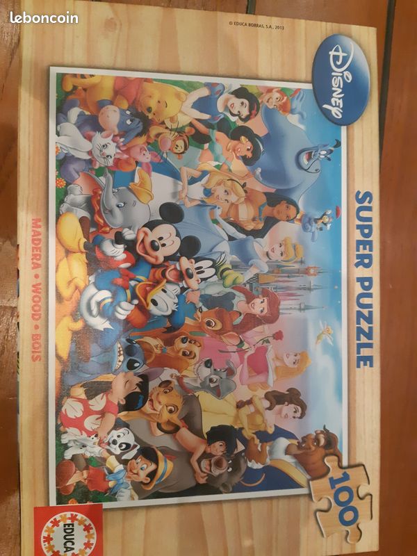 Super Puzzle bois 100 pièces DISNEY (image 1)