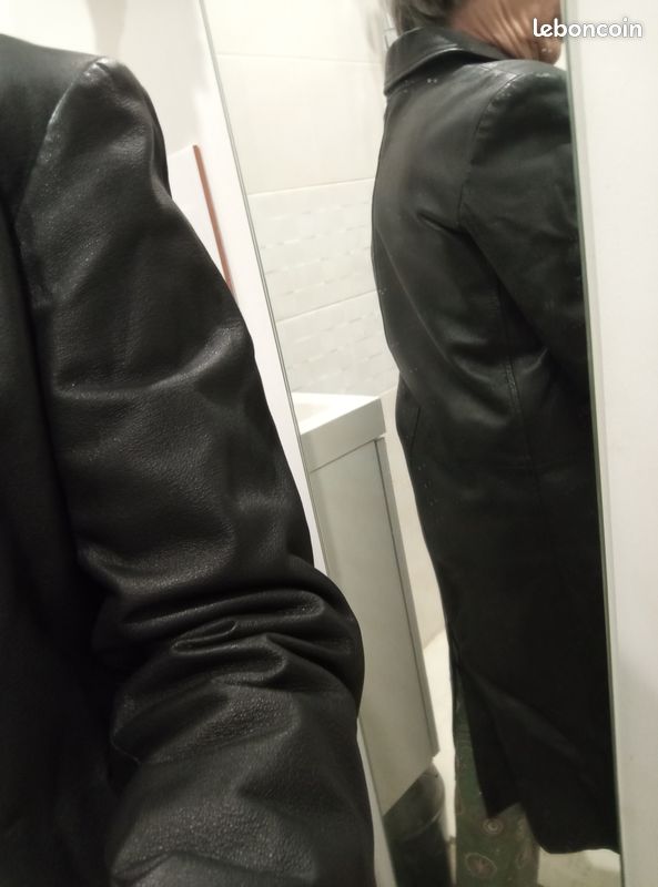 Manteau simili cuir T 38 (image 13)