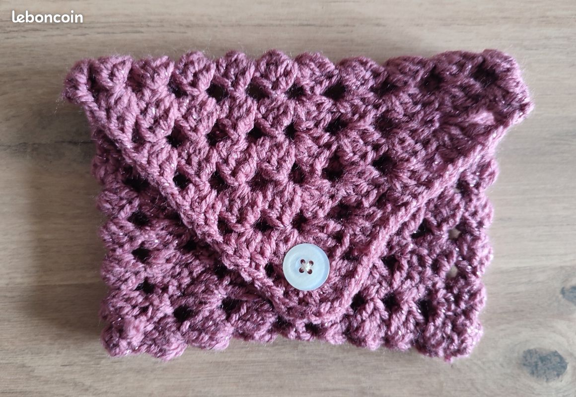 Petite pochette en crochet Accessoires Bagagerie