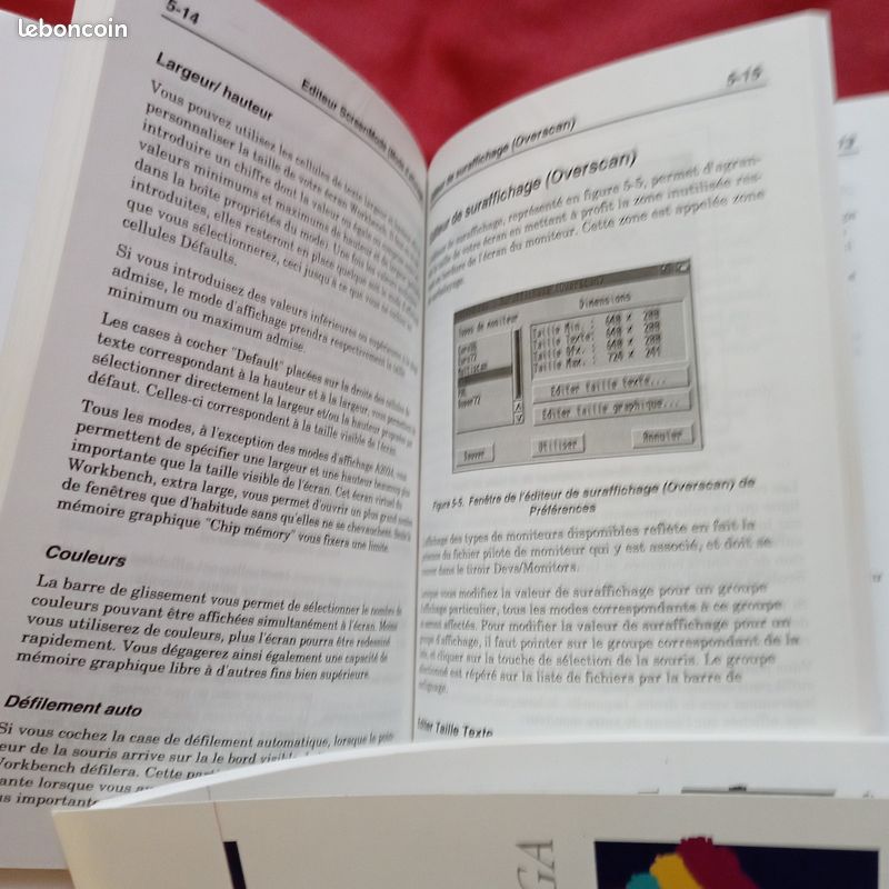 Lot De 2 Livres Manuels Commodore Amiga BASIC Utilisateur - En Français - Occasion