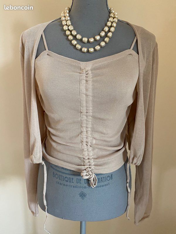 Ensemble Débardeur + gilet (image 1)