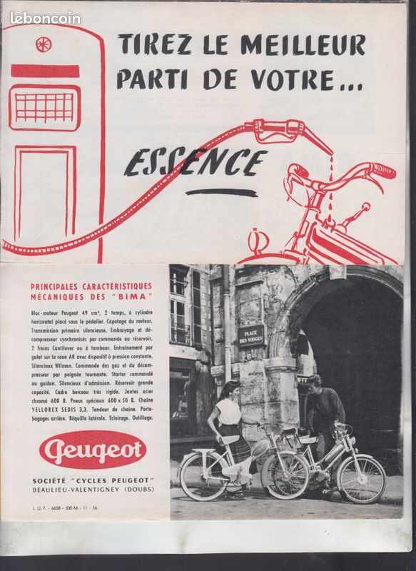 PEUGEOT - CATALOGUE - PUB - BROCHURE , BIMA