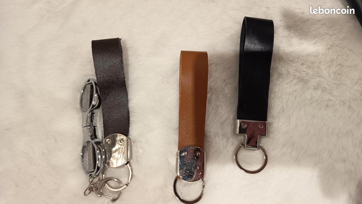 Porte-clefs en cuir, fait main (image 1)