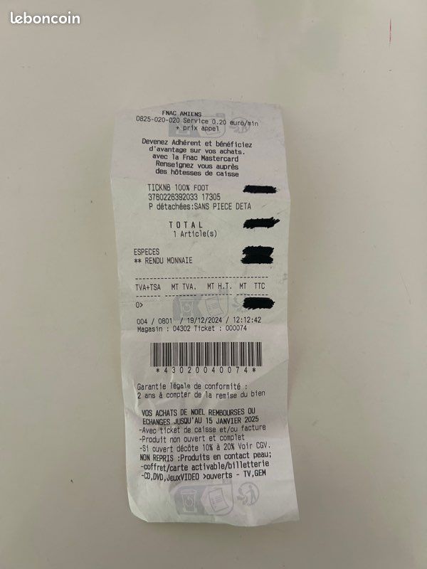 BOX pour match de foot Sport Plein air