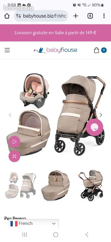 Mon Amour Poussette Landau Peg Perego Poussette En Peg Perego 