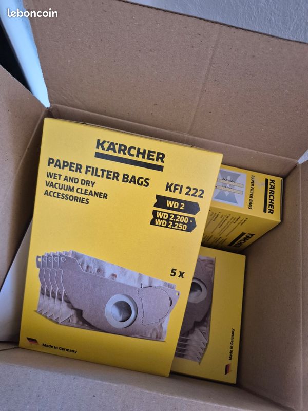 Karcher Vacuum Sac Aspirateur Karcher Wd2 200 Sac Aspirateur