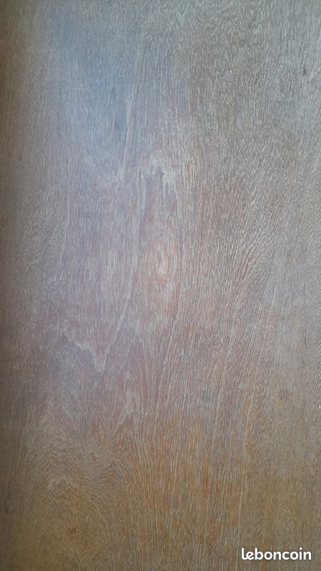 Bureau annee 60 en bois clair (image 4)