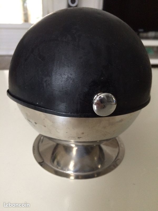 Sucrier rond noir mat/inox (image 2)
