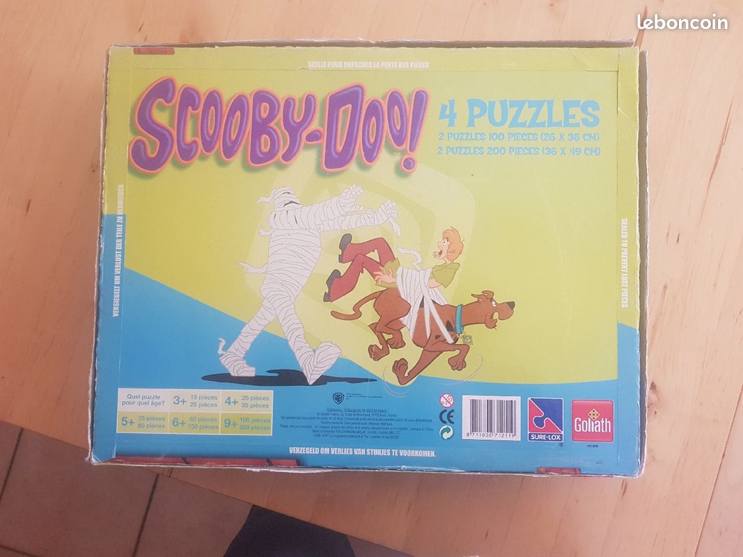 🧩 Coffret 4 puzzles Scooby-Doo – Complet (livraison uniquement) (image 7)