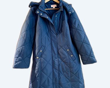 Manteau hiver bleu matelassé Afibel T 42 Vêtements