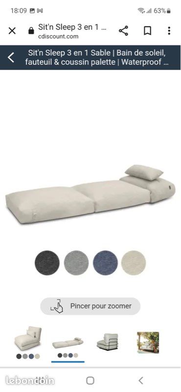 Fauteuil Lit Sit’n Sleep (image 6)