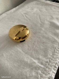 Boîte à Poudre Ou Crème Vintage Verte - Marque Guërlain (?) - Occasion Très Bon état