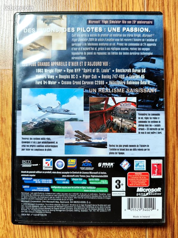 Jeux PC-CD Flight Simulator 2004 Un Siècle d'Aviation - Jeux vidéo