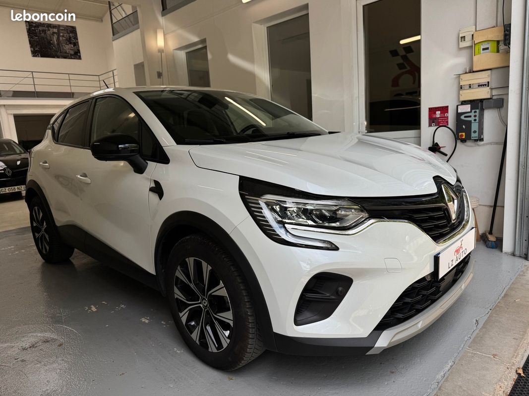 RENAULT Captur TCE 90ch BVM6 Evolution Blanc Nacré *Prix HORS TAXE Affiché* Export 2024 (image 3)