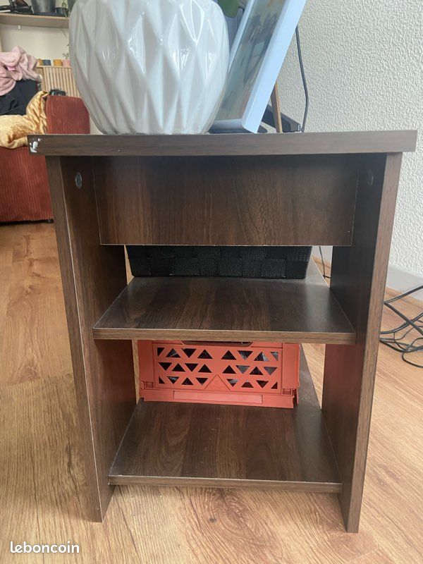 Meuble tv en bois noyer (image 2)