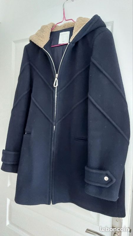 Manteau à capuche Sandro (image 1)