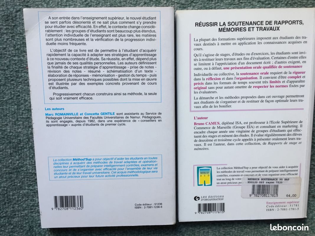 Lot de 6 livres "Méthod'Sup" (image 7)