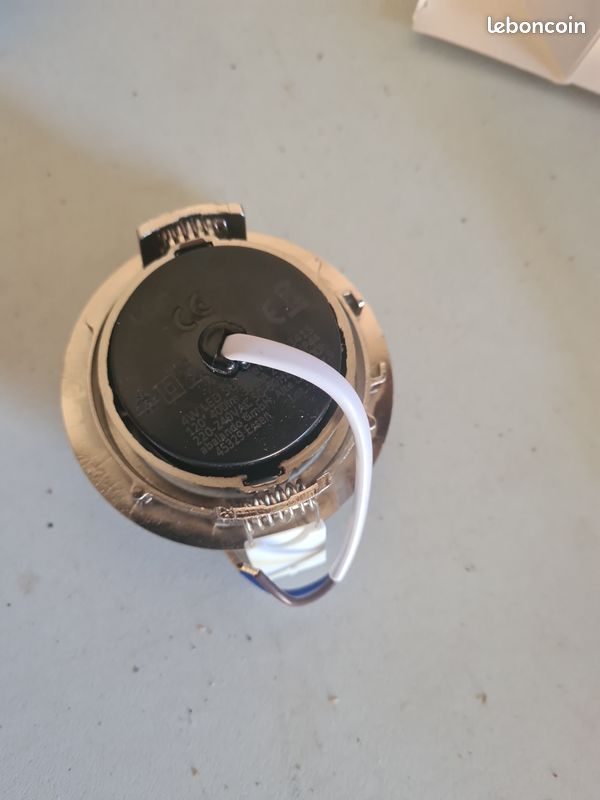 Lot 6 Spots LED Encastrables Lumare 4W - Ultra Plat IP44 Blanc Chaud 2700K