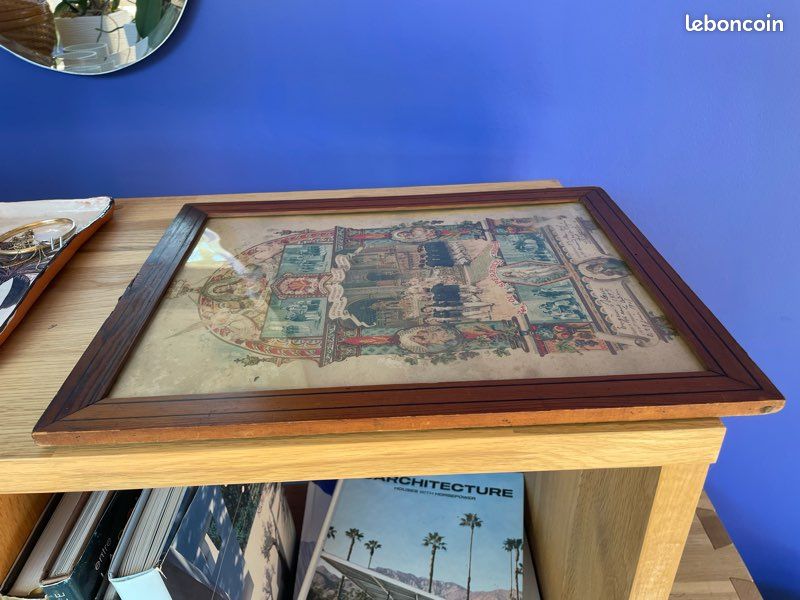Gravure ancienne cadre d'occasion - Collection