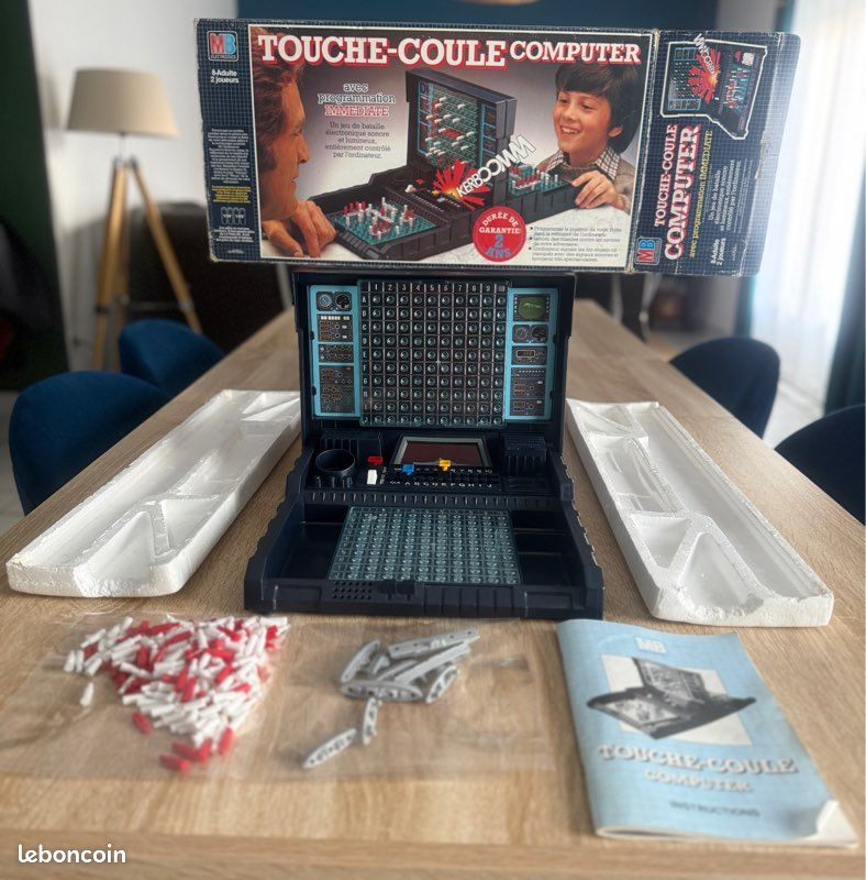 Jeu électronique MB Touché-Coulé Computer 1983 Complet, à Réparer