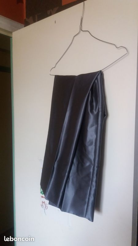 Costume gris lamé grande taille (image 2)