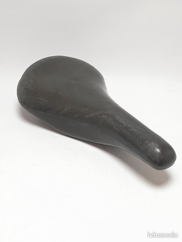 Selle Vélo Ancienne GALLET – Cuir – Vintage – Pièce Détachée Cycle
