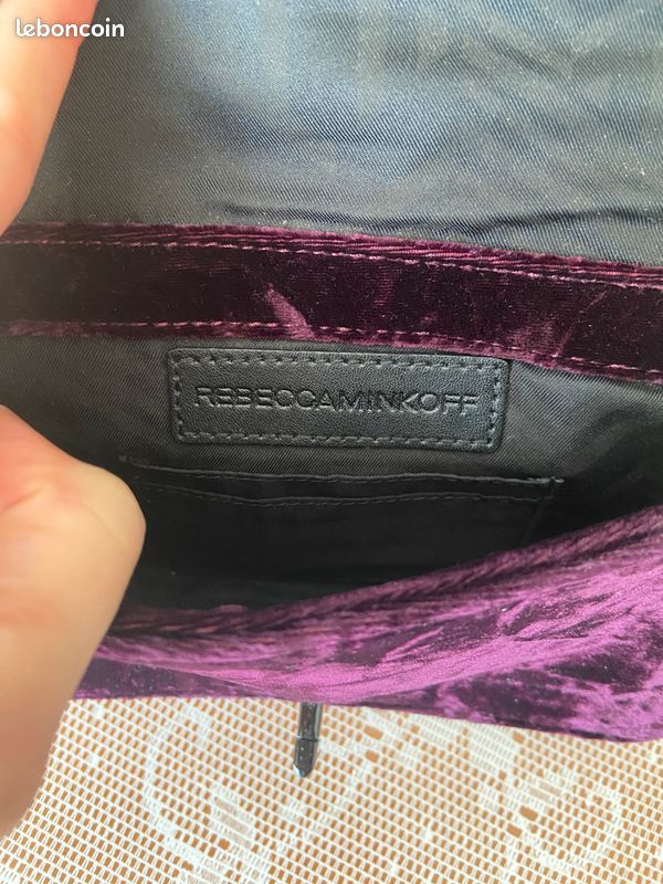 Sac bandoulière Rebecca Minkoff en velours (image 11)