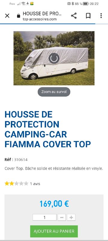 HOUSSE DE PROTECTION CAMPING-CAR FIAMMA COVER TOP - Top Accessoires